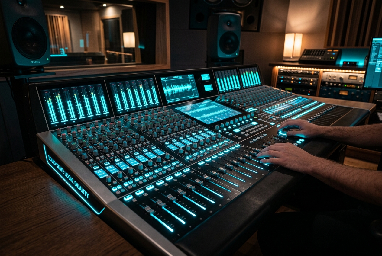 Hybrid Analog Mixing Console